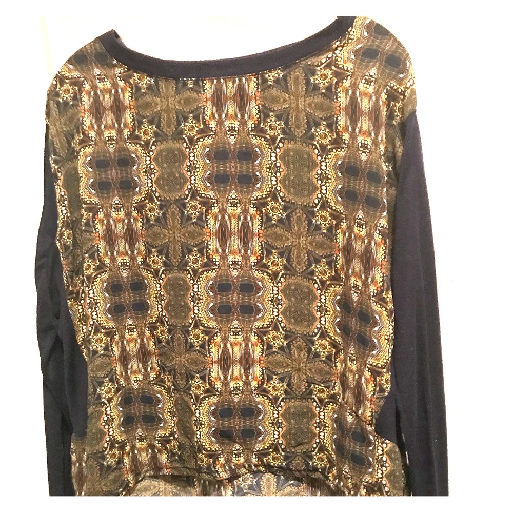 shirt navy blue with design